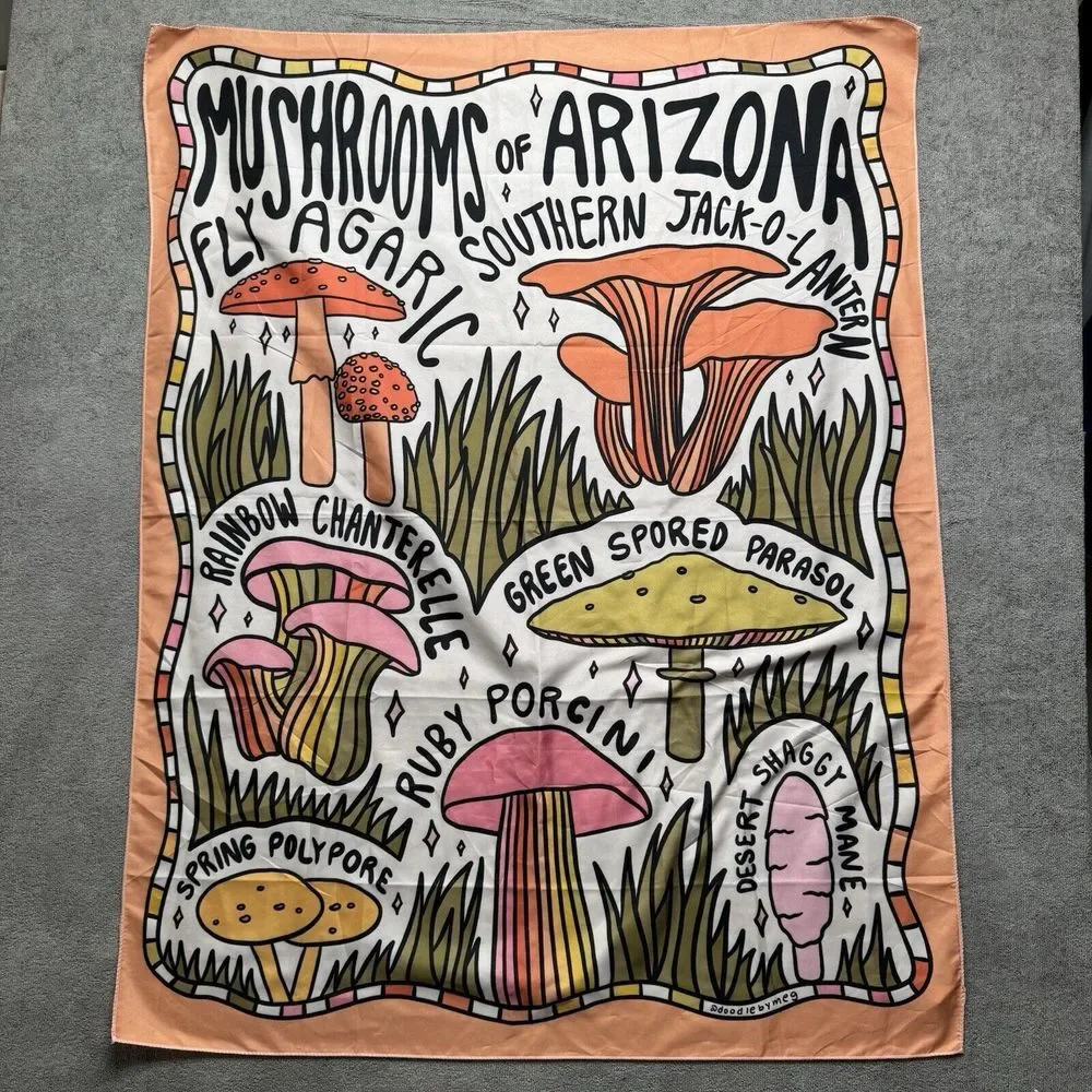 Mushrooms‎ of Arizona Wall Hanging 36